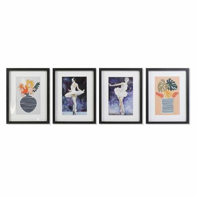 Schilderij DKD Home Decor (35 x 2,5 x 45 cm) (35 x 2 x 45 cm) (4 Stuks)