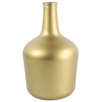 Countryfield vaas - mat goud - glas - XL fles - D25 x H42 cm   -