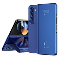 Lunso - Samsung Galaxy Z Fold5 - Window view cover hoes - Blauw
