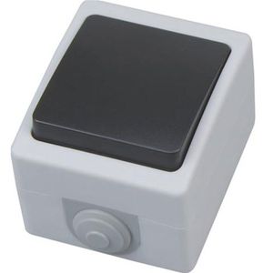 Wisselschakelaar - Opbouw - Enkel - Waterdicht IP54