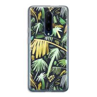 Tropical Palms Dark: OnePlus 7 Pro Transparant Hoesje