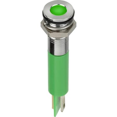 APEM Q8F1CXXG24E LED-signaallamp Groen FLUSH 6 mcd