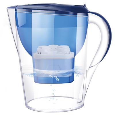 Waterfilterkan - Aigi Filwy - 3 Filters - LCD Display - 3.5L - Blauw
