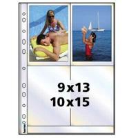Hama Photo sleeves for ring-binder albums A4, Clear, 10 x 15 cm stofklepmap - thumbnail