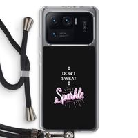 Sparkle quote: Xiaomi Mi 11 Ultra Transparant Hoesje met koord