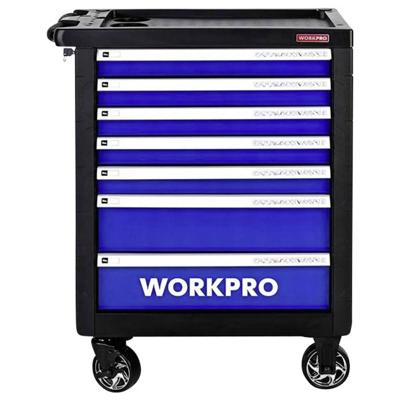 WorkPro WP209074 Werkplaatswagen met 7 laden en 193 gereedschappen