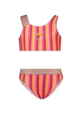 B.Nosy zomer bikini meisjes - K3 - roze, gestreept - Wixie