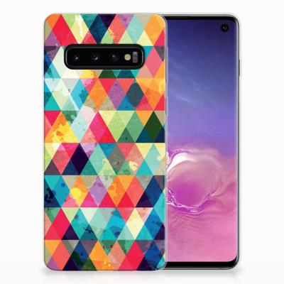 Samsung Galaxy S10 | TPU bumper | Geruit