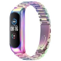 Xiaomi Mi 3/4/5/6 Kralen Stalen Schakel Band - Mat Kleurrijk