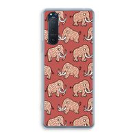 Mammoet: Sony Xperia 5 II Transparant Hoesje Mammoet: Sony Xperia 5 II Transparant Hoesje