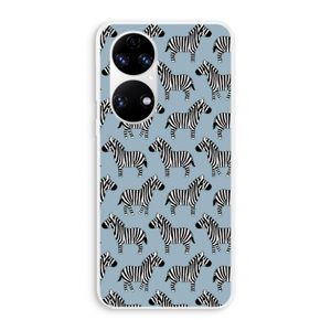 Zebra: Huawei P50 Transparant Hoesje