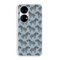 Zebra: Huawei P50 Transparant Hoesje