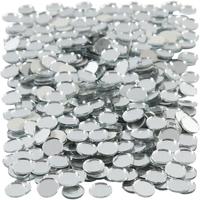 Creativ Company Spiegel mozaiek tegels, ronde, d 10 mm, dikte 2 mm, 500 stuk/ 1 doos