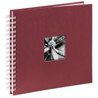 Hama Spiraalalbum Fine Art 28x24 Cm 50 Witte Pagina's Bordeaux - thumbnail