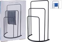 Handdoekrek metaal zwart 50 cm x 75 cm hoog Handdoekrek metaal zwart 50 cm x 75 cm hoog