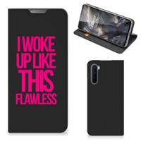 OnePlus Nord Hoesje met tekst Woke Up - Origineel Cadeau Zelf Maken