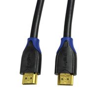 LogiLink CH0062 HDMI-kabel HDMI Aansluitkabel HDMI-A-stekker, HDMI-A-stekker 2.00 m Zwart Audio Return Channel (ARC), Ultra HD-HDMI met ethernet, Vergulde - thumbnail