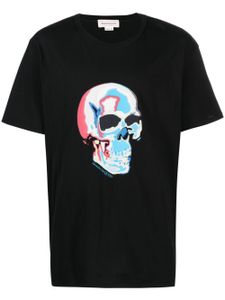 Alexander McQueen t-shirt à imprimé tête de mort - Noir