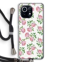 Kleine roosjes: Xiaomi Mi 11 Transparant Hoesje met koord Kleine roosjes: Xiaomi Mi 11 Transparant Hoesje met koord