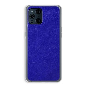 Majorelle Blue: Oppo Find X3 Pro Transparant Hoesje