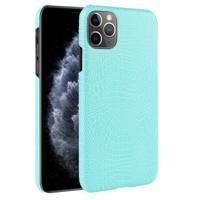 Voor iPhone 11 Pro schokbestendige krokodil textuur PC + PU geval (licht groen)