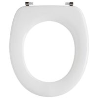 Pressalit 49000-UN3999 toiletbril Zachte toiletzitting Duroplast Wit - thumbnail