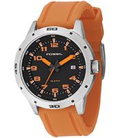 Horlogeband Fossil AM4201 Silicoon Oranje 22mm