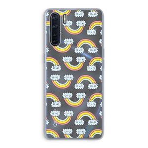 Regenboog: Oppo A91 Transparant Hoesje