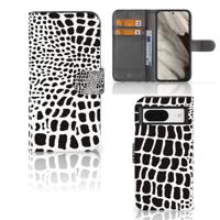 Google Pixel 8 | Telefoonhoesje | Met pasjeshouder | Slangenprint