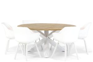 Hartman Sophie element/Wellington 160 cm rond dining tuinset 7-delig