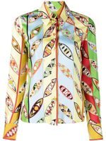 PUCCI chemise à imprimé Iride - Rouge