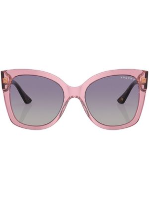 Vogue Eyewear lunettes de soleil à monture papillon - Rose