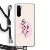 Roses are red: OnePlus Nord Transparant Hoesje met koord