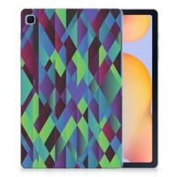 Samsung Galaxy Tab S6 Lite | S6 Lite (2022) Back Cover Abstract Green Blue