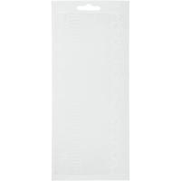 Creativ Company Stickers, randen, vel 10x23 cm, wit, 1 vel