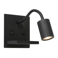 Mexlite wandlamp Upround - zwart - - 3654ZW - thumbnail
