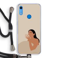 Fresh coffee: Huawei Y6s Transparant Hoesje met koord