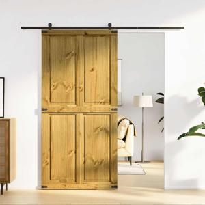 VidaXL Schuifdeur corona 100x210 cm massief grenenhout