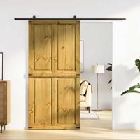 VidaXL Schuifdeur corona 100x210 cm massief grenenhout