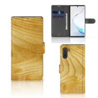 Samsung Galaxy Note 10 | Book Style Case | Licht Hout