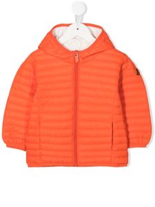 Save The Duck Kids veste matelassée zippée à capuche - Orange