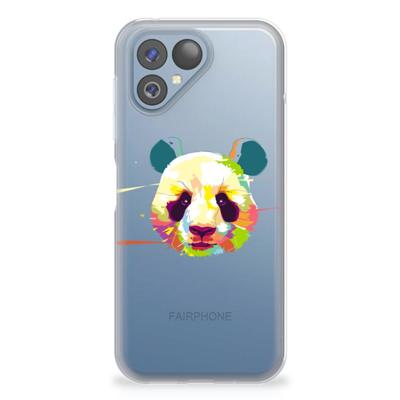 Fairphone 5 Telefoonhoesje met Naam Panda Color Fairphone 5 Telefoonhoesje met Naam Panda Color