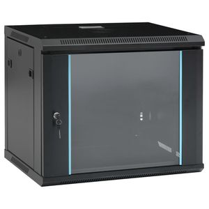 VidaXL Netwerkkast voor aan de muur 9u 19" ip20 600x450x510 mm