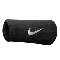 Nike Swoosh Polsband Doublewide Zwart Grijs