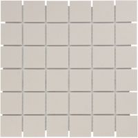 Tegelsample: The Mosaic Factory London vierkante mozaïek tegels 31x31 wit - thumbnail
