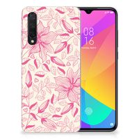 Xiaomi Mi 9 Lite TPU Case Pink Flowers - thumbnail