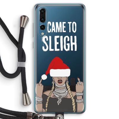 Came To Sleigh: Huawei P20 Pro Transparant Hoesje met koord