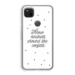 Confetti: Google Pixel 4a Transparant Hoesje
