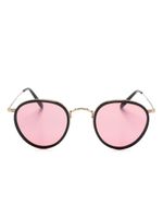 Oliver Peoples lunettes de soleil teintées à monture ronde - Noir