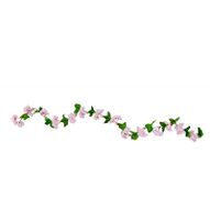 Bloemen Guirlande Wit / Roze (220cm)